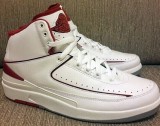 Authentic Air Jordan 2 White/Varsity Red