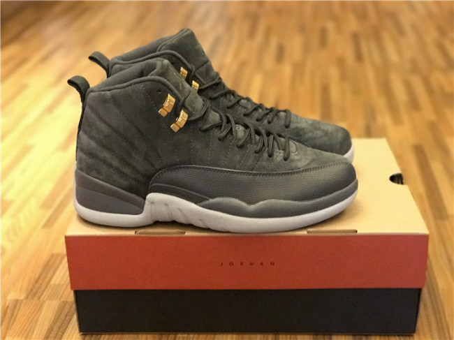 Air Jordan XII  Carbon Gray Men Shoes