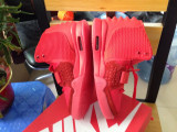 Air Yeezy II super perfect light red Women Shoes