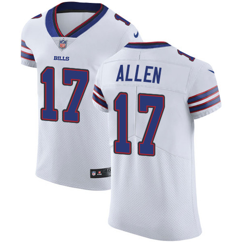 Nike NFL Buffalo Bills 17 Josh Allen Vapor Untouchable Men Elite White Jersey