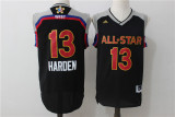 NBA Houston Rockets 13 Harden Black 2017 All Star Jerseys