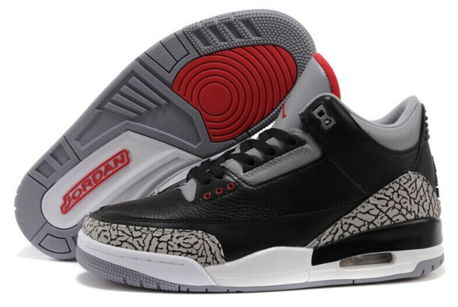 Super Max Perfect Air Jordan 3 Black Cement