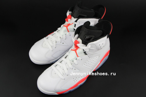 Authentic Air Jordan 6 White Infrared 23