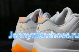 Authentic Air Jordan 11 low Citrus
