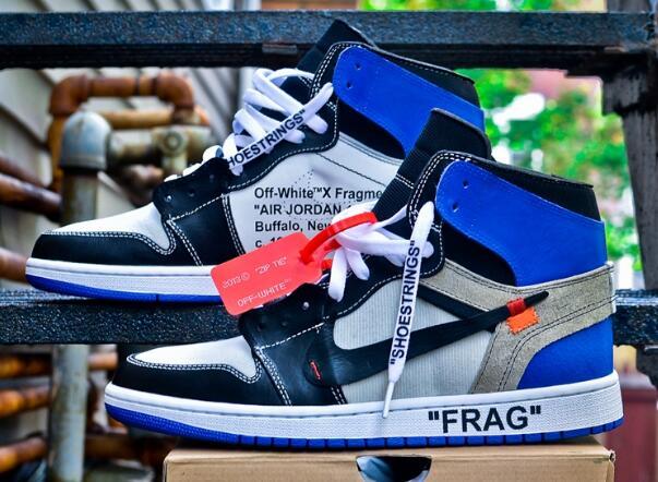Authentic Off-White x Air Jordan 1 Fragment