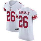 Nike New York Giants 26 Saquon Barkley Men Elite White Team Color Vapor Untouchable Jersey