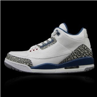 Authentic Air Jordan III True Blue 06