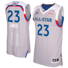Eastern Conference LeBron James 23 Gray 2017 NBA All-Star Game Swingman Jersey