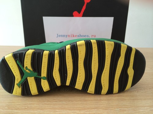 Custom Made Air Jordan 10 Oregon Duck