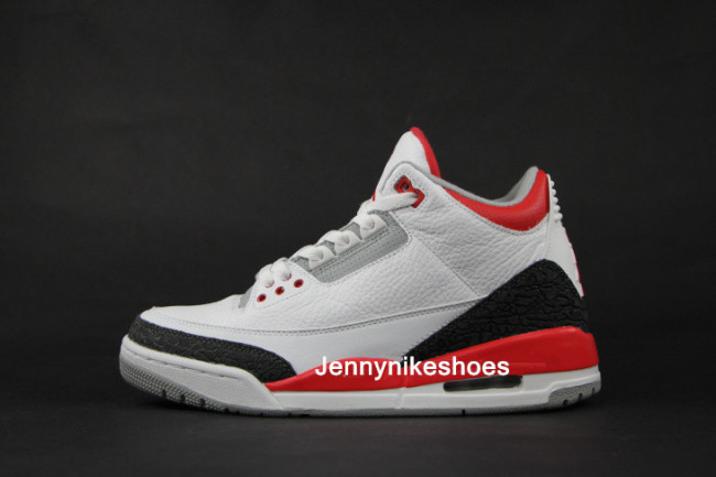 Authentic Air Jordan 3 Fire Red 02