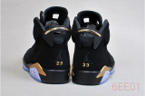 Authentic Air Jordan 6 DMP Black/Metallic Gold