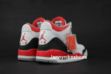 Authentic Air Jordan 3 Fire  Red 02