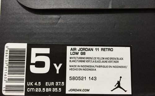 Authentic Air Jordan 11 Low GS Snakeskin Pink