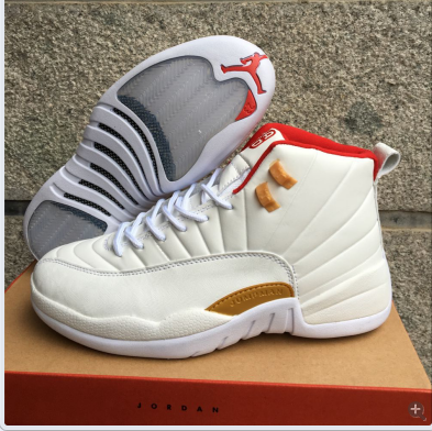 Authentic Air Jordan XII White New Shoes
