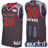 2017 New Orleans All Star Western 20 Gordon Hayward Black Jersey