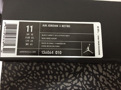Authentic Air Jordan 3 Cement 01
