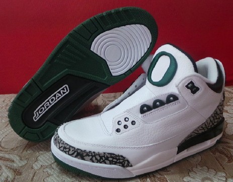 Authentic Air Jordan 3  green