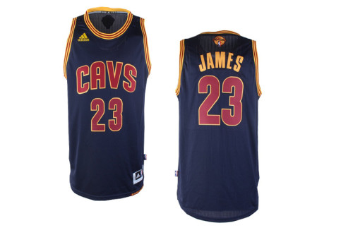 NBA 23 Lebron Jame Cavaliers Finals navy blue
