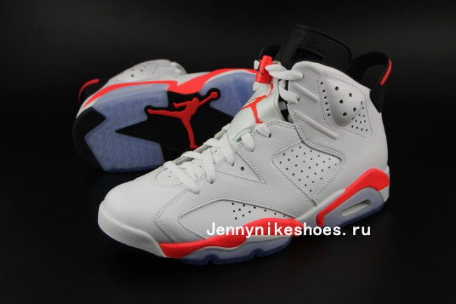 Authentic Air Jordan 6 White Infrared 23
