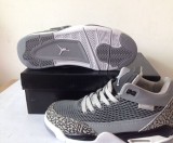 Perfect Jordan Flight Club 80′s Grey-Black-White