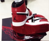 Super Max Perfect Air Jordan 1 White-Black-Red