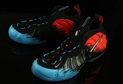 Authentic Air Foamposite Pro Red Black Blue