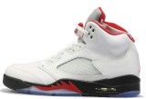 Authentic Air Jordan V 5 Retro Flame red