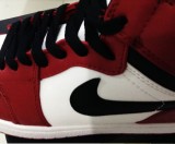 Super Max Perfect Air Jordan 1 White-Black-Red
