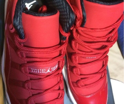 Authentic Air Jordan 11 Red PE Physical
