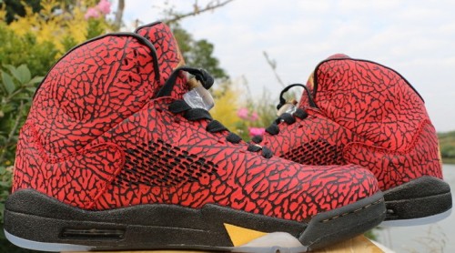 The Lap of luxury Air Jordan 3lab5 Versace Custom