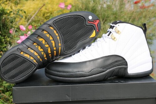 Super Max Perfect Jordan 12 Taxi (with original carbon fiber)