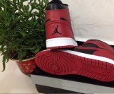 Super Max Perfect Air Jordan 1 Black-Varsity Red