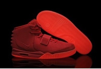 Air Yeezy II super perfect light red toe Men Shoes 04