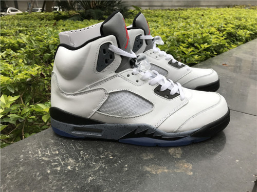 Air Jordan V White Cement