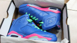 Super Max Perfect Jordan 6 Women Valentines Diamond blue