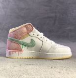 Air Jordan 1 Mid AJ1 Paint Drip