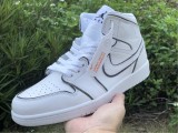 Air Jordan 1 Mid Iridescent Reflective white 