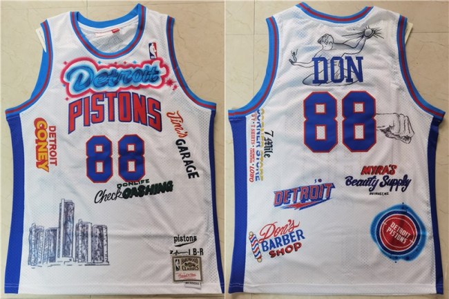 Pistons Throwback Jerseys 010