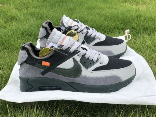 Nike Air Max 90 x Off White Grey Green