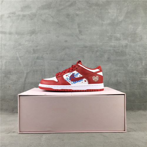 Nike Dunk Low Retro white & red heart 