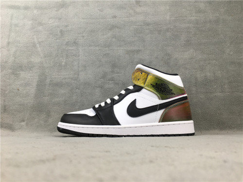 Air Jordan 1 Mid white & black & color 