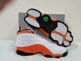 Air Jordan 13 Retro White & Orange 