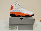 Air Jordan 13 Retro White & Orange 