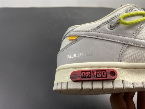 Off-White x Nike Dunk Low  08 of 50  OW Green lace