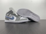  Air Jordan 1 Mid smoke grey 