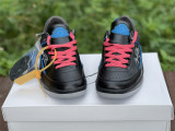 OFF-WHITE x Air Jordan 2 Low black & blue