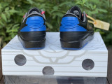 Authentic Air Jordan 2 Low Black & blue 