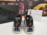 Air Foamposite One Halloween Black & white & total Orange