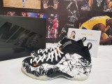 Air Foamposite One Halloween Black & white & total Orange