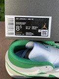 Air Jordan 1 Mid White & Green 